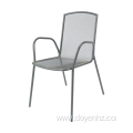 117*70cm Rectangle Folding Table and 4 Mesh Armchairs